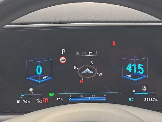 Hyundai TUCSON 1.6 h T-GDi Premium SUV 5dr Petrol Hybrid Auto Euro 6 (s/s) (230 ps) Grey
