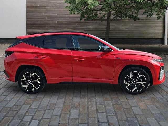 Hyundai TUCSON 1.6t Hybrid 215ps N Line Au Red