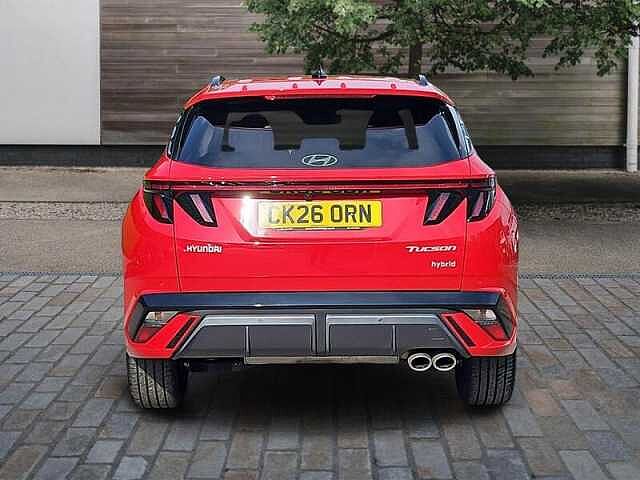 Hyundai TUCSON 1.6t Hybrid 215ps N Line Au Red