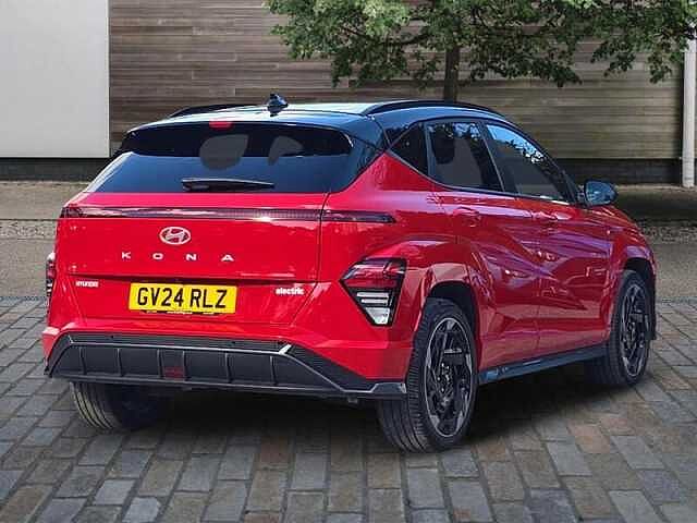 Hyundai KONA 65.4kWh N Line S SUV 5dr Electric Auto (218 ps) Red