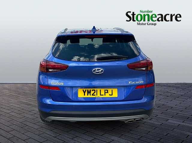 Hyundai TUCSON 1.6 T-GDi SE Nav SUV 5dr Petrol DCT Euro 6 (s/s) (177 ps) Blue
