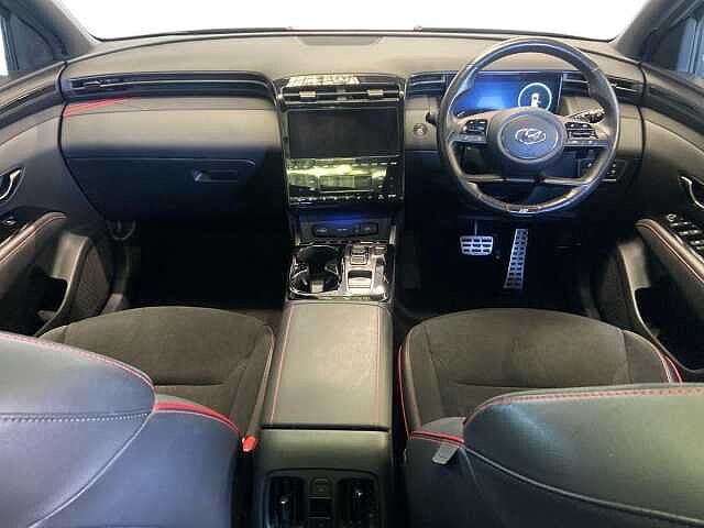 Hyundai TUCSON 1.6 h T-GDi N Line S SUV 5dr Petrol Hybrid Auto Euro 6 (s/s) (230 ps) Abyss Black