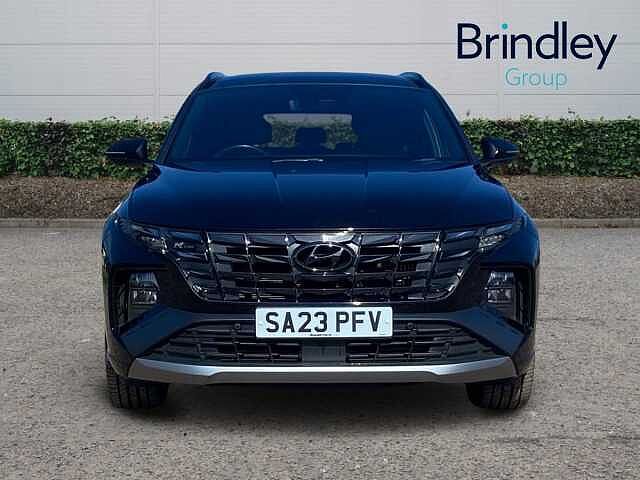 Hyundai TUCSON 1.6 h T-GDi N Line S SUV 5dr Petrol Hybrid Auto Euro 6 (s/s) (230 ps) Abyss Black