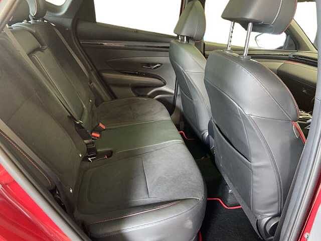 Hyundai TUCSON 1.6 h T-GDi N Line S SUV 5dr Petrol Hybrid Auto Euro 6 (s/s) (230 ps) Sunset Red