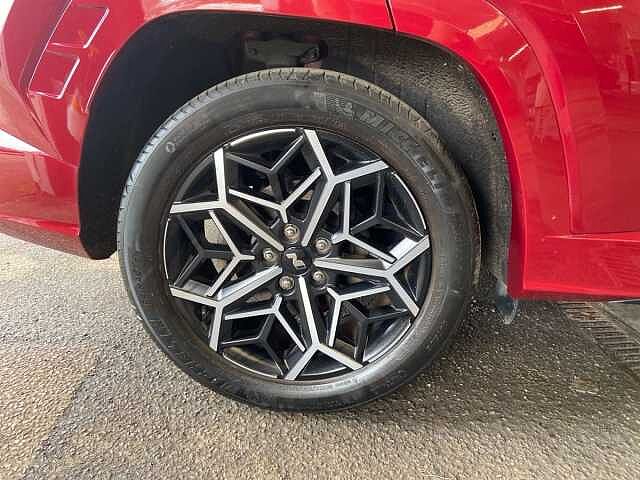 Hyundai TUCSON 1.6 h T-GDi N Line S SUV 5dr Petrol Hybrid Auto Euro 6 (s/s) (230 ps) Sunset Red