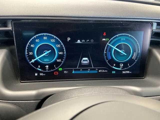 Hyundai TUCSON 1.6 h T-GDi N Line S SUV 5dr Petrol Hybrid Auto Euro 6 (s/s) (230 ps) Sunset Red