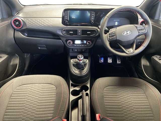 Hyundai I10 1.0 T-GDi N Line Hatchback 5dr Petrol Manual Euro 6 (s/s) (90 ps) Dragon Red
