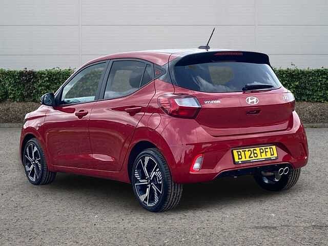 Hyundai I10 1.0 T-GDi N Line Hatchback 5dr Petrol Manual Euro 6 (s/s) (90 ps) Dragon Red