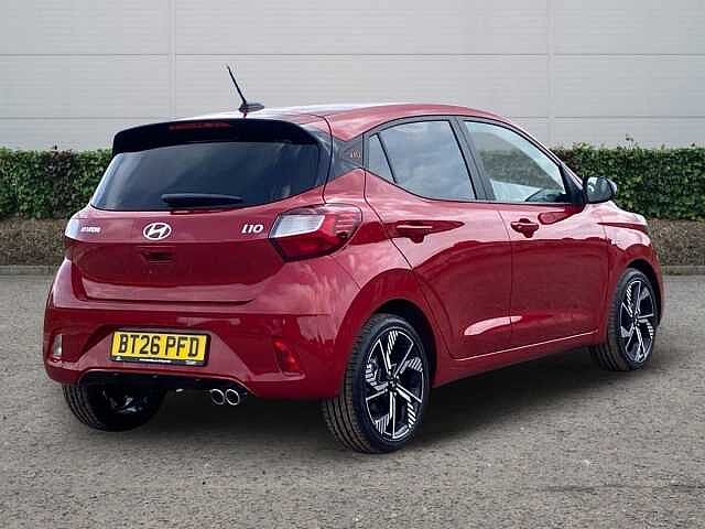 Hyundai I10 1.0 T-GDi N Line Hatchback 5dr Petrol Manual Euro 6 (s/s) (90 ps) Dragon Red