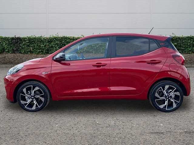 Hyundai I10 1.0 T-GDi N Line Hatchback 5dr Petrol Manual Euro 6 (s/s) (90 ps) Dragon Red