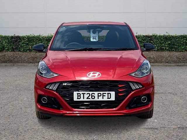 Hyundai I10 1.0 T-GDi N Line Hatchback 5dr Petrol Manual Euro 6 (s/s) (90 ps) Dragon Red