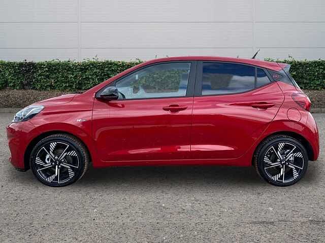 Hyundai I10 1.0 T-GDi N Line Hatchback 5dr Petrol Manual Euro 6 (s/s) (90 ps) Dragon Red