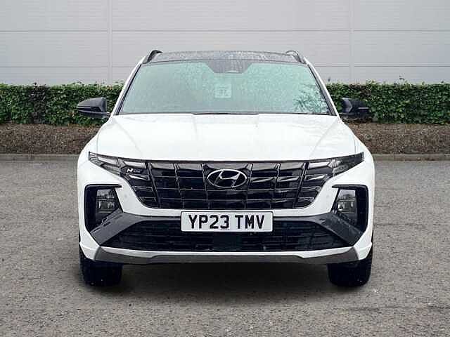 Hyundai TUCSON 1.6 h T-GDi N Line S SUV 5dr Petrol Hybrid Auto Euro 6 (s/s) (230 ps) Atlas White
