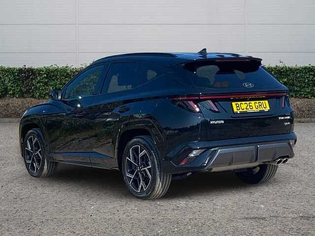 Hyundai TUCSON 1.6 T-GDi N Line SUV 5dr Petrol Hybrid Auto Euro 6 (s/s) (215 ps) Abyss Black