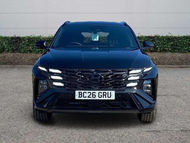Hyundai TUCSON 1.6 T-GDi N Line SUV 5dr Petrol Hybrid Auto Euro 6 (s/s) (215 ps) Abyss Black