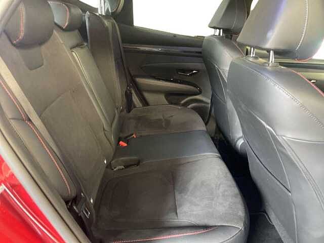 Hyundai TUCSON 1.6 h T-GDi N Line S SUV 5dr Petrol Hybrid Auto Euro 6 (s/s) (230 ps) Sunset Red