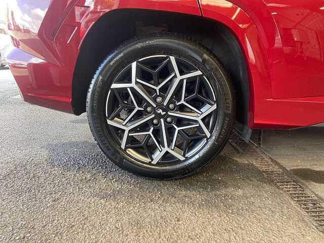 Hyundai TUCSON 1.6 h T-GDi N Line S SUV 5dr Petrol Hybrid Auto Euro 6 (s/s) (230 ps) Sunset Red