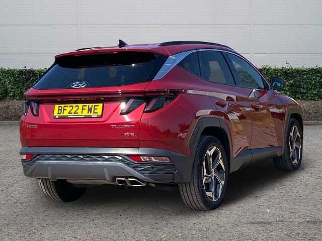 Hyundai TUCSON 1.6 T-gdi Hybrid 230ps Premium Au Red