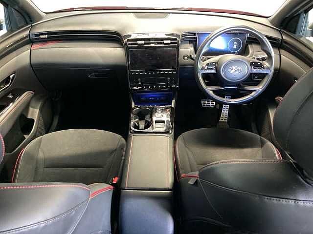 Hyundai TUCSON 1.6 h T-GDi N Line SUV 5dr Petrol Hybrid Auto Euro 6 (s/s) (230 ps) Ultimate Red
