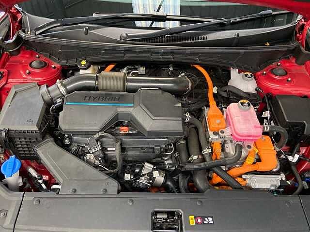 Hyundai TUCSON 1.6 h T-GDi N Line SUV 5dr Petrol Hybrid Auto Euro 6 (s/s) (230 ps) Ultimate Red
