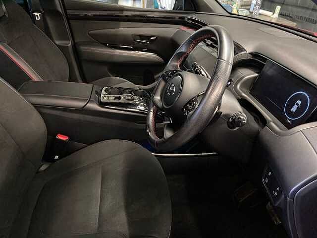 Hyundai TUCSON 1.6 h T-GDi N Line SUV 5dr Petrol Hybrid Auto Euro 6 (s/s) (230 ps) Ultimate Red