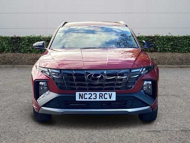 Hyundai TUCSON 1.6 h T-GDi N Line SUV 5dr Petrol Hybrid Auto Euro 6 (s/s) (230 ps) Ultimate Red
