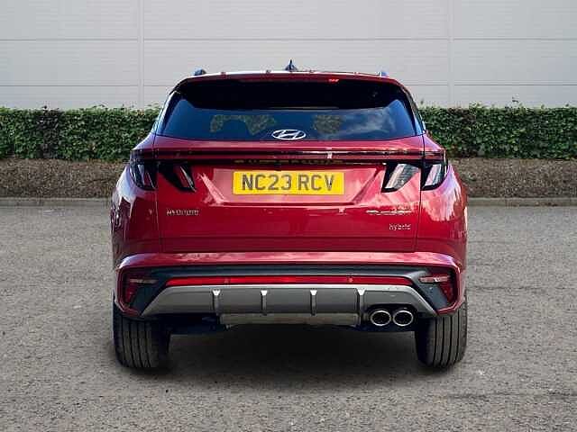 Hyundai TUCSON 1.6 h T-GDi N Line SUV 5dr Petrol Hybrid Auto Euro 6 (s/s) (230 ps) Ultimate Red