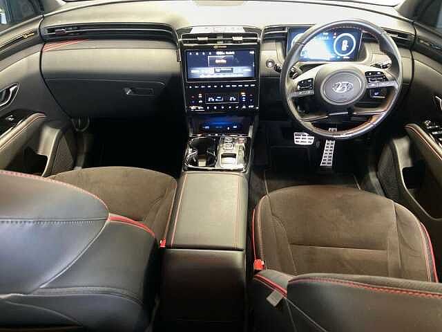 Hyundai TUCSON 1.6 h T-GDi N Line SUV 5dr Petrol Hybrid Auto Euro 6 (s/s) (230 ps) Dark Knight Grey