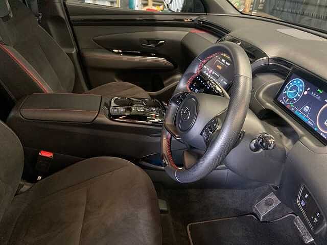 Hyundai TUCSON 1.6 h T-GDi N Line SUV 5dr Petrol Hybrid Auto Euro 6 (s/s) (230 ps) Dark Knight Grey