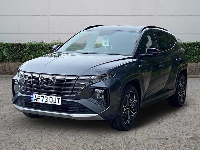 Hyundai TUCSON 1.6 h T-GDi N Line SUV 5dr Petrol Hybrid Auto Euro 6 (s/s) (230 ps) Dark Knight Grey