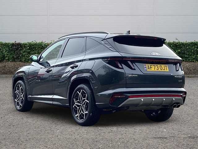 Hyundai TUCSON 1.6 h T-GDi N Line SUV 5dr Petrol Hybrid Auto Euro 6 (s/s) (230 ps) Dark Knight Grey