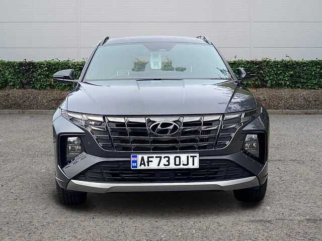 Hyundai TUCSON 1.6 h T-GDi N Line SUV 5dr Petrol Hybrid Auto Euro 6 (s/s) (230 ps) Dark Knight Grey
