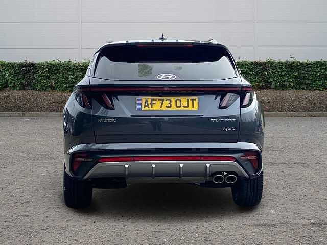 Hyundai TUCSON 1.6 h T-GDi N Line SUV 5dr Petrol Hybrid Auto Euro 6 (s/s) (230 ps) Dark Knight Grey