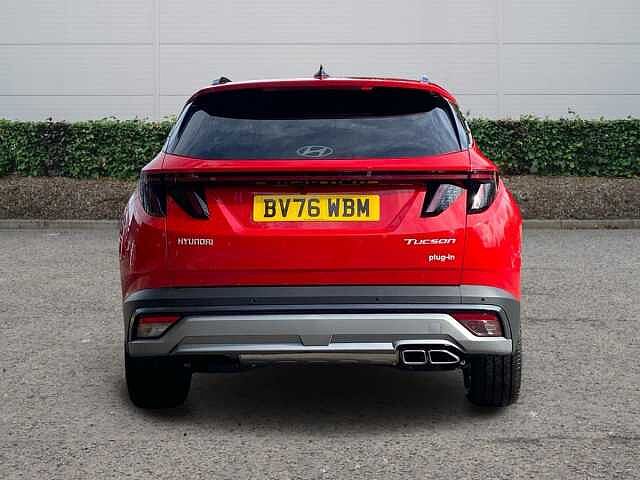 Hyundai TUCSON 1.6 T-GDi 13.8kWh Black Line SUV 5dr Petrol Plug-in Hybrid Auto Euro 6 (s/s) (28 ENGINE Red