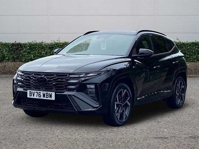 Hyundai TUCSON 1.6 T-GDi 13.8kWh N Line Edition SUV 5dr Petrol Plug-in Hybrid Auto Euro 6 (s/s) ABYSS Black