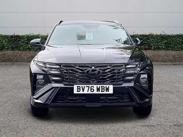 Hyundai TUCSON 1.6 T-GDi 13.8kWh N Line Edition SUV 5dr Petrol Plug-in Hybrid Auto Euro 6 (s/s) ABYSS Black