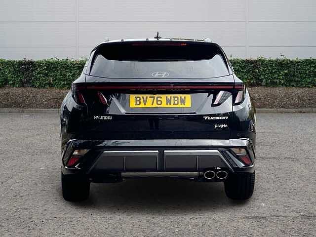 Hyundai TUCSON 1.6 T-GDi 13.8kWh N Line Edition SUV 5dr Petrol Plug-in Hybrid Auto Euro 6 (s/s) ABYSS Black