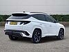 Hyundai TUCSON 1.6T N Line SUV 5dr Petrol Hybrid Auto Euro 6 (s/s) (239 ps) Serenity White