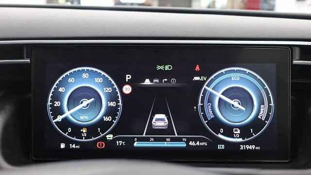 Hyundai TUCSON 1.6 h T-GDi SE Connect SUV 5dr Petrol Hybrid Auto Euro 6 (s/s) (230 ps) Silver