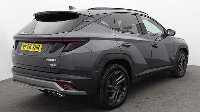 Hyundai TUCSON 1.6T Hybrid Black Line SUV 5dr Petrol Hybrid Auto Euro 6 (s/s) (239 ps) Grey