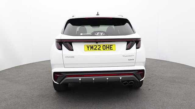 Hyundai TUCSON 1.6 h T-GDi N Line S SUV 5dr Petrol Hybrid Auto Euro 6 (s/s) (230 ps) White