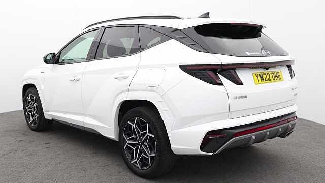 Hyundai TUCSON 1.6 h T-GDi N Line S SUV 5dr Petrol Hybrid Auto Euro 6 (s/s) (230 ps) White