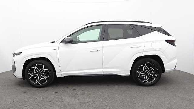 Hyundai TUCSON 1.6 h T-GDi N Line S SUV 5dr Petrol Hybrid Auto Euro 6 (s/s) (230 ps) White