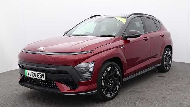 Hyundai KONA 65.4kWh N Line S SUV 5dr Electric Auto (218 ps) Red