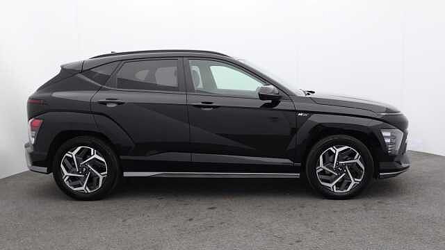 Hyundai KONA 1.6 h-GDi N Line S SUV 5dr Petrol Hybrid DCT Euro 6 (s/s) (141 ps) Black