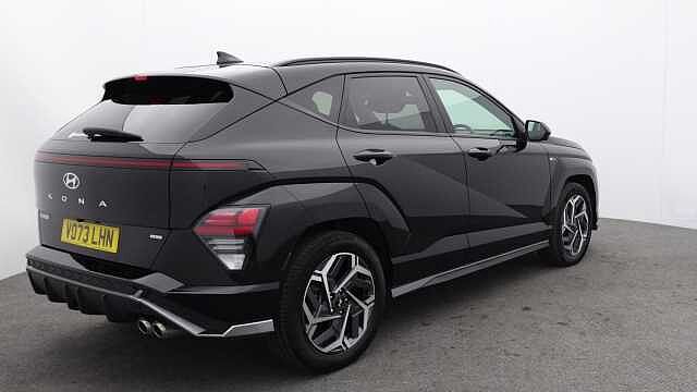 Hyundai KONA 1.6 h-GDi N Line S SUV 5dr Petrol Hybrid DCT Euro 6 (s/s) (141 ps) Black