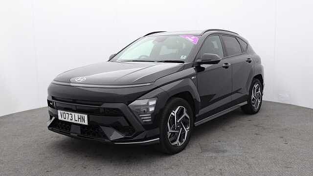 Hyundai KONA 1.6 h-GDi N Line S SUV 5dr Petrol Hybrid DCT Euro 6 (s/s) (141 ps) Black