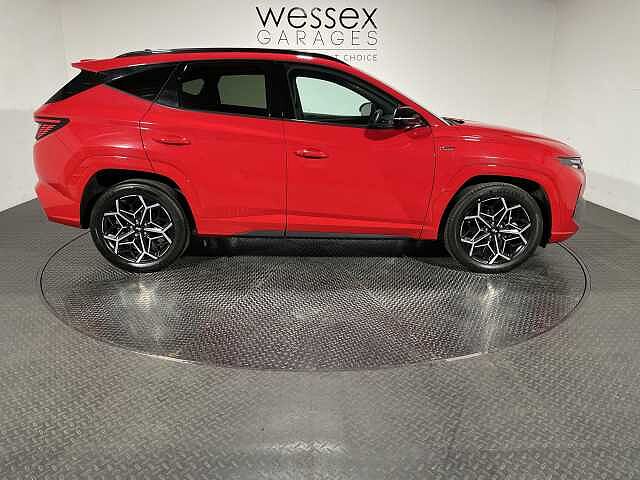 Hyundai TUCSON 1.6 TGDi Hybrid 230 N Line 5dr 2WD Auto Red