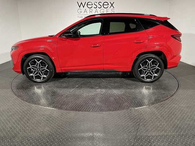 Hyundai TUCSON 1.6 TGDi Hybrid 230 N Line 5dr 2WD Auto Red