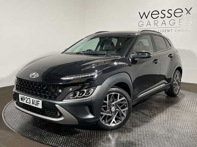 Hyundai KONA 1.6 GDi Hybrid Ultimate 5dr DCT Black